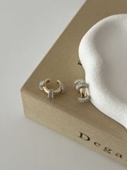 Baget taşlı basic earcuff