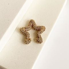 Yıldız Zirkon Taşlı Earcuff